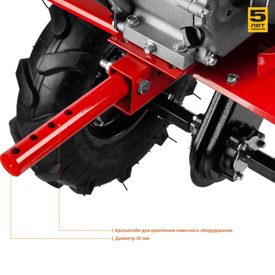 Мотоблок "ЗУБР" МТБ-400 (7 л.с., с пониж. передачей)
