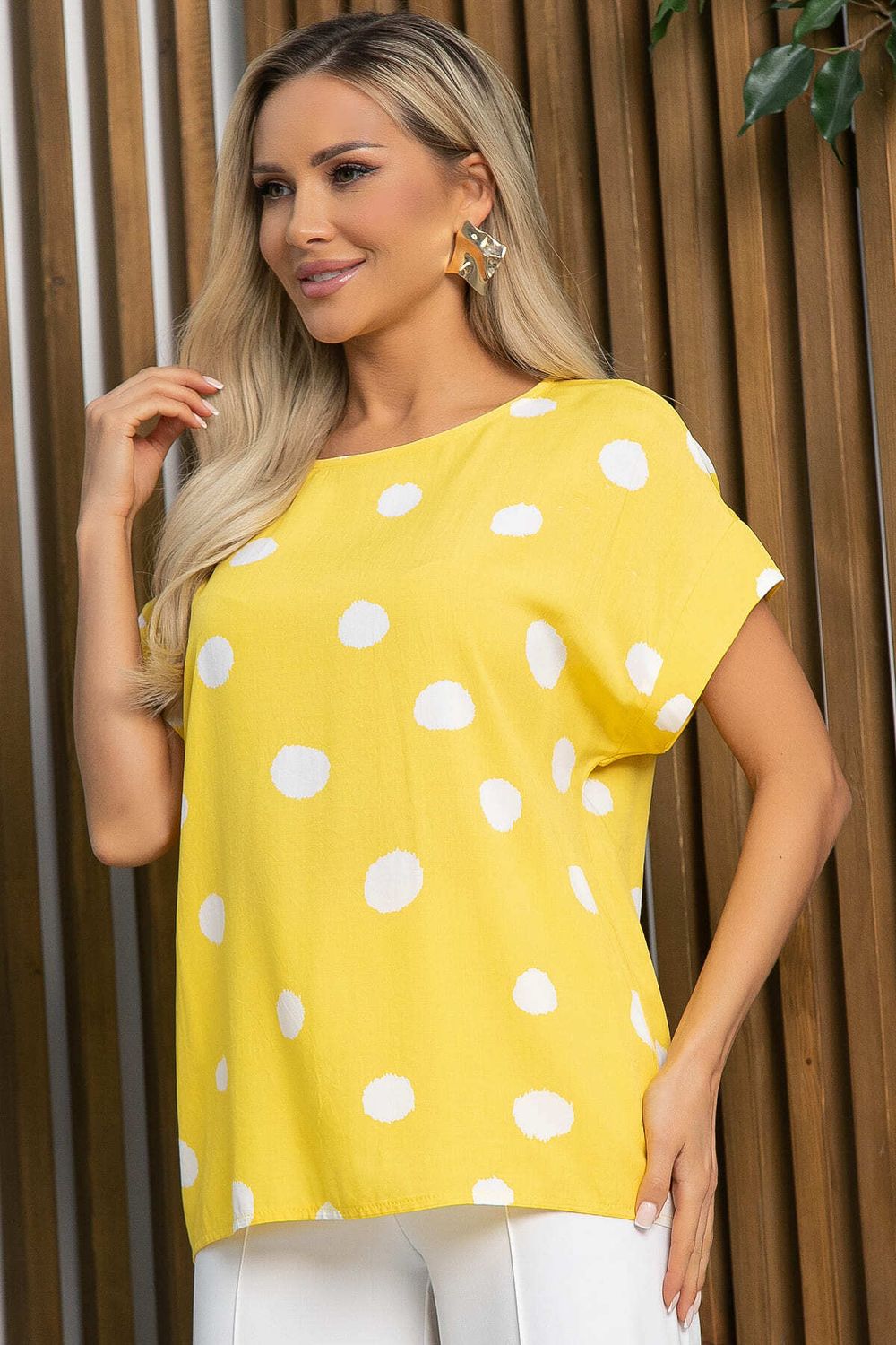 Блуза Любава (желтая) Б13150-41М LT Collection