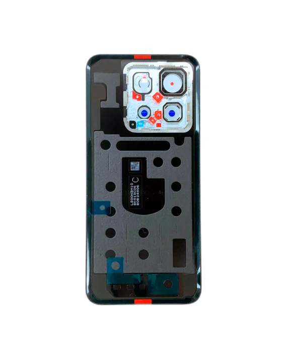 Задняя крышка для Xiaomi Mi 14 (Черная) со стеклом камеры