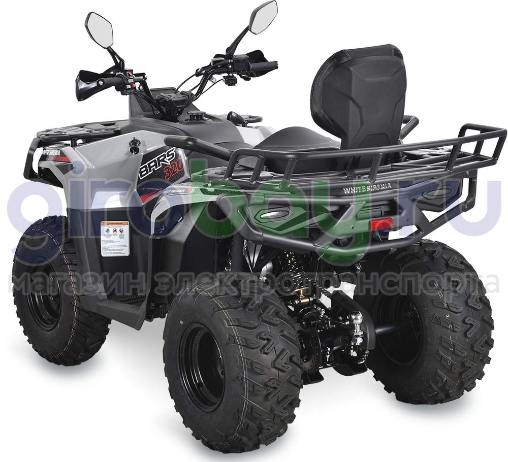 Бензиновый квадроцикл WHITE SIBERIA BARS 320 - Серый фото №5