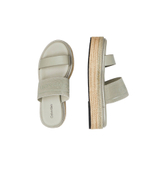 Кожаные шлепанцы Calvin Klein - мятный(HW0HW01966)