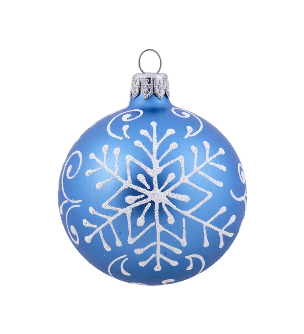 Элита НФШ-1630/1 Ел.украшение Шар «Белая снежинка» 60 мм