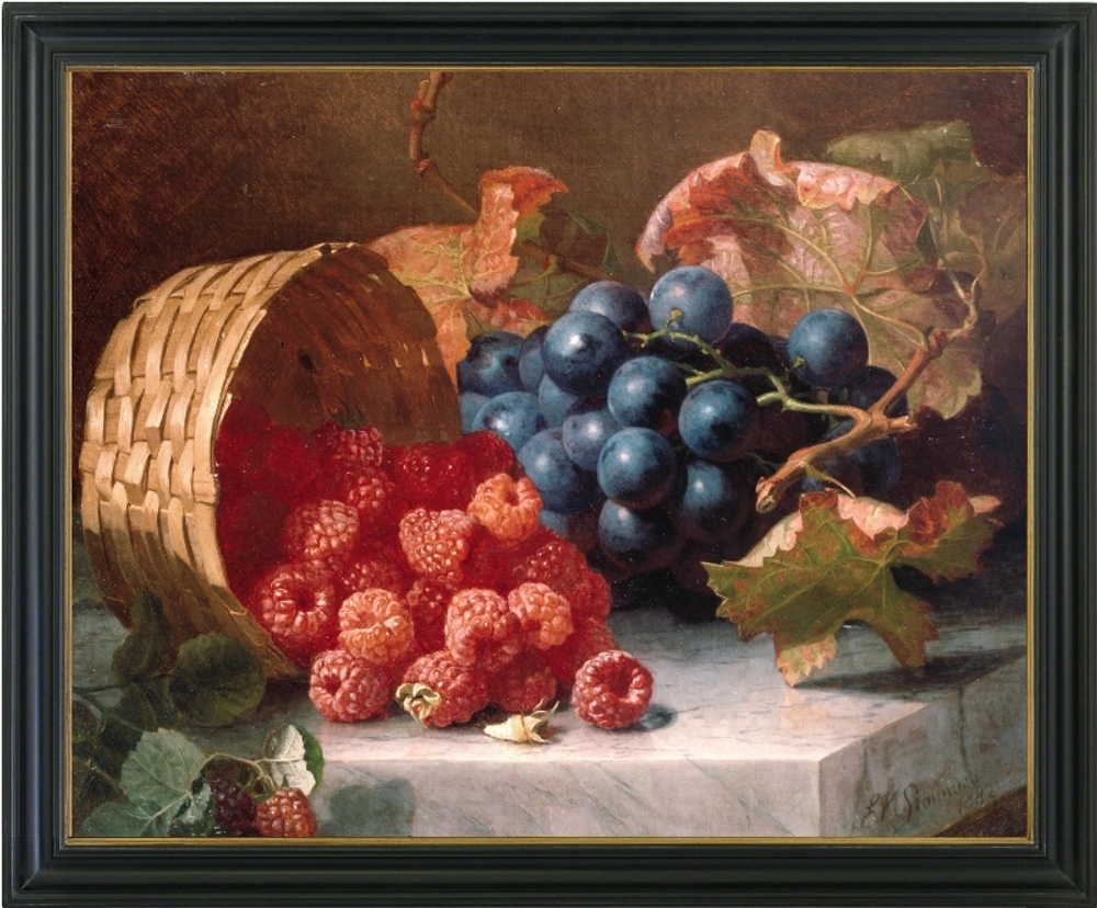 Картина Brookpace Fine Art Raspberries in overturned basket (93 x 77 см)