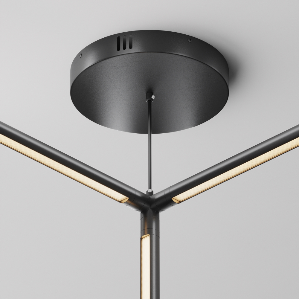 Потолочная чаша для ввода питания с блоком питания системы Maytoni SHELF CA031B-B