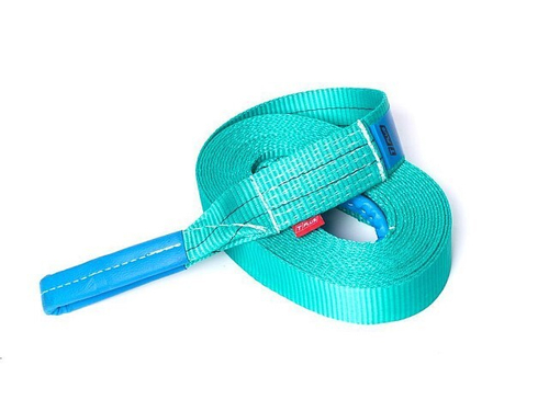 Строп динамический (трос рывковый) (2т) 2м. / петли (ширина 60мм) (TPlus)