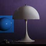 Table design lamp  Panthella by Verpan Panton (green)