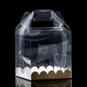 Коробка сундучок для бенто - торта 11×11×11 см