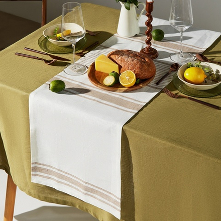 Дорожка SL HOME Persistent, 40×142±3 см, лён 100%, 260 г/м²