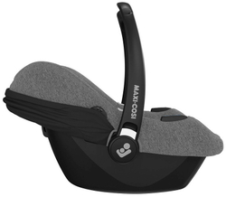 Детская коляска Maxi-Cosi Fame 3 в 1 с автокреслом CabrioFix Select grey Twillic Truffle/Трюфель(беж)