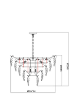 Подвесная люстра Arte Lamp LILLY A4070LM-12GO