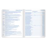 Дневник 1-11 класс 48 л., обложка кожзам (твердая), нашивка, BRAUBERG "BRILLIANT", голубой, 105489