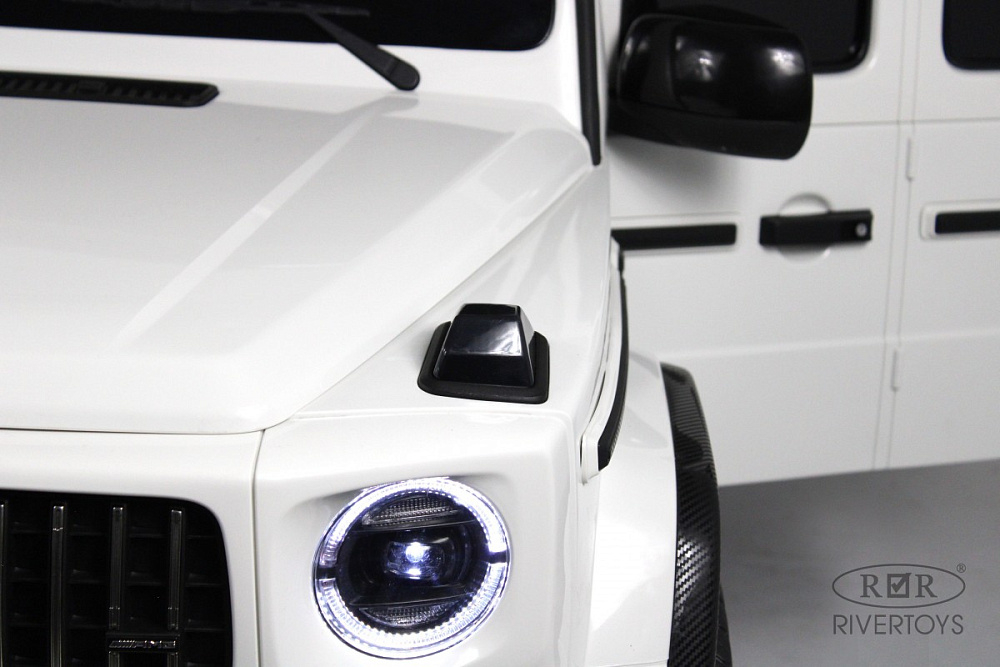 Детский электромобиль RiverToys Mercedes Benz G63 Y777YY белый
