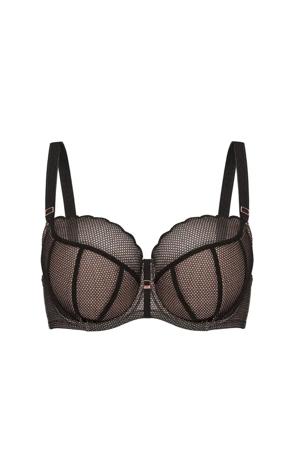 Бюстгальтер Chita PU Czarny