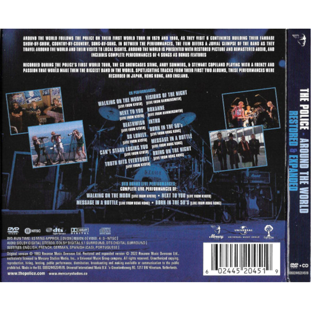 The Police / Around The World (Restored & Expanded)(DVD+CD)