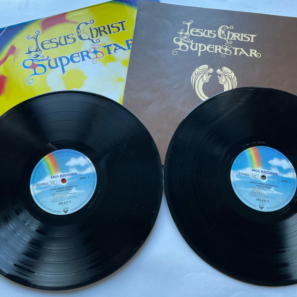 Винтажная виниловая пластинка LP Andrew Lloyd Webber, Jesus Christ Superstar Иисус Христос Супер Звезда (Германия 1984)