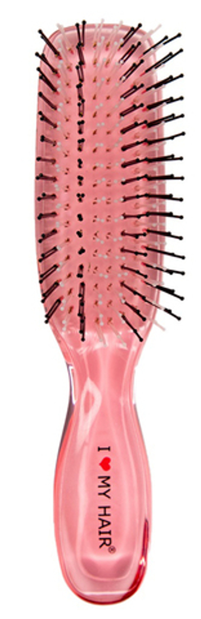 Щетка ILMH "Русалочка" 1803 розовая прозрачная S