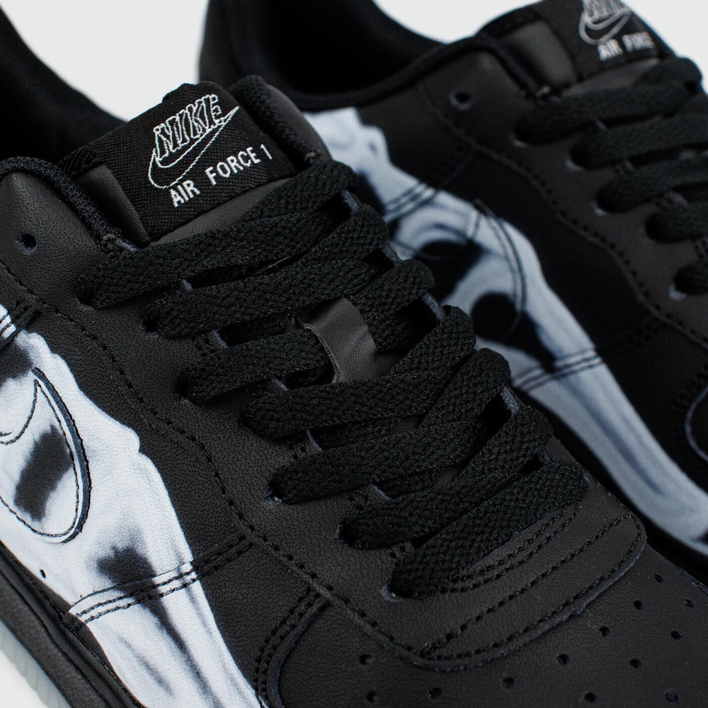 Кроссовки Nike Air Force 1 Low Skeleton Black Wmns