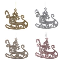 GAEM Изделие декоративное подвесное "Сани", L12 W0,5 H10 см, 4в.
