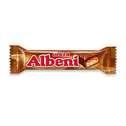 Шоколадный батончик Albeni с печеньем и карамелью 40 гр