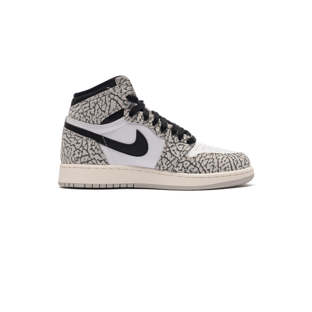 Кроссовки Jordan 1 Retro High OG "White Cement" GS