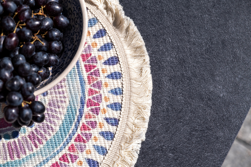 "Лугано" лаунж-зона 5-местная плетеная из роупа (веревки), каркас алюминиевый темно-серый, роуп темно-серый