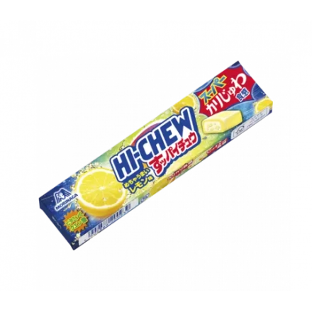 Конфеты жевательные Suppai-Chew со вкусом лимона 12шт, Morinaga, 58.8г