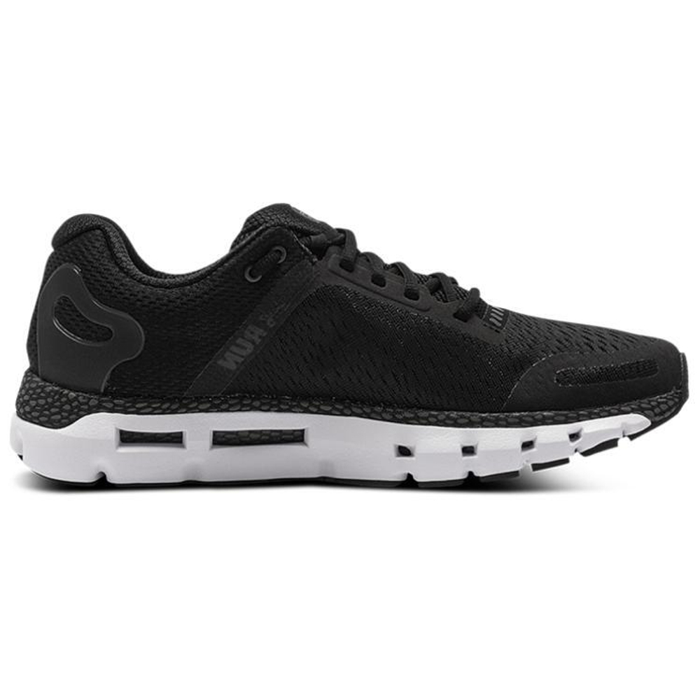 Under Armour Infinite 2 round head lace-up fabric shock absorption, non-slip, wear-resistant, breathable, low-cut life casual shoes men's black