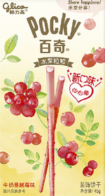 Pocky бисквитные палочки со вкусом молочной клюквы