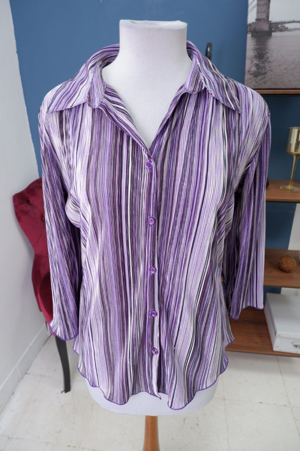 Блузка Fabilini яркая 40 размер