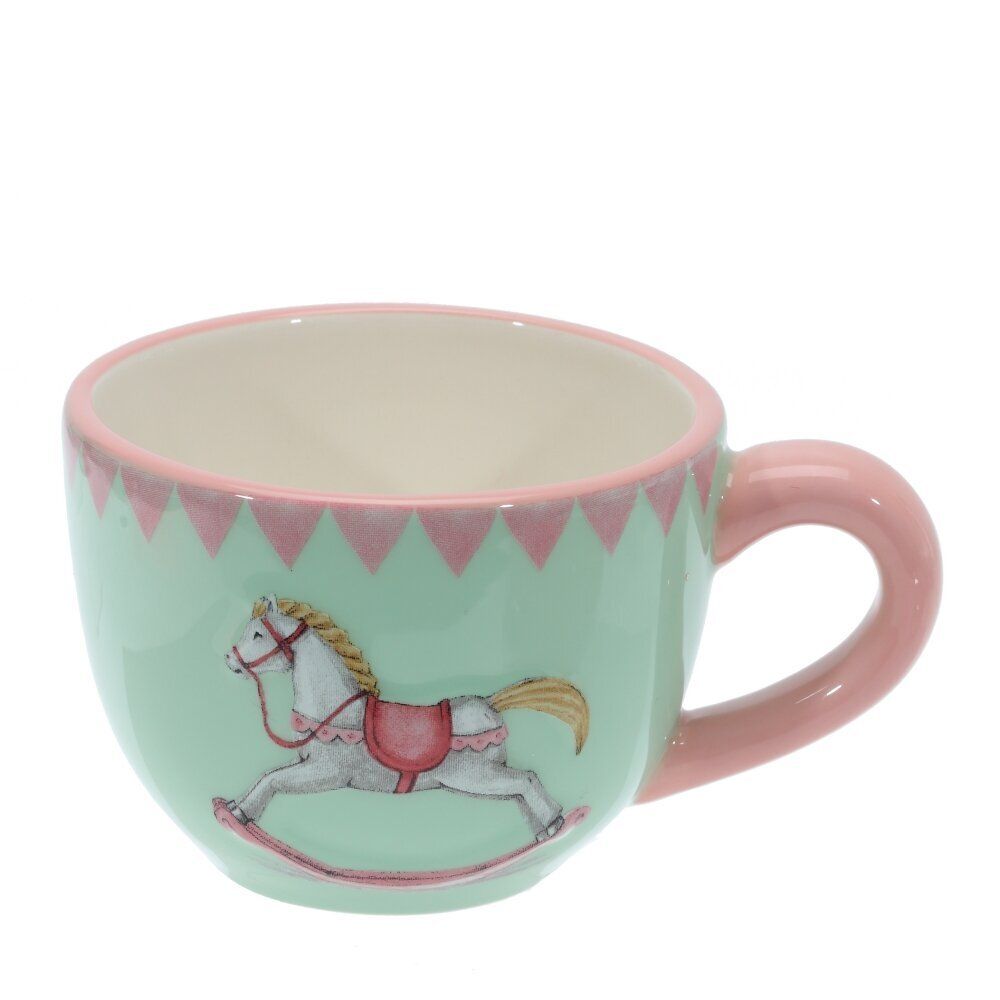 GAEM Набор чашка с блюдцем "Лошадка", 250 мл, L15 W15 H8 см