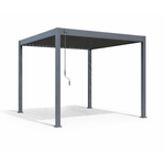 Пергола биоклиматическая алюминиевая Cronon Luna 3х3 м, антрацит