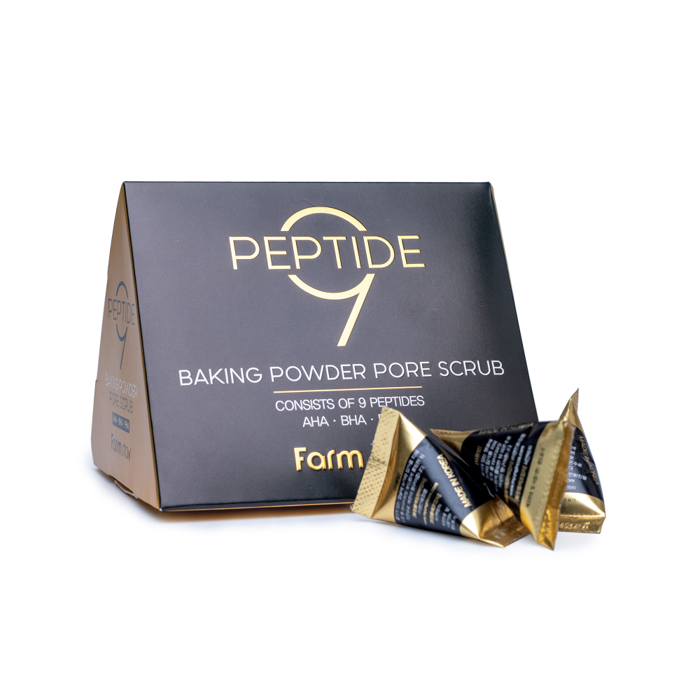 [Farm Stay] Peptide 9 Baking Powder Pore Scrub - Скраб для лица с содой и пептидами, 7 гр