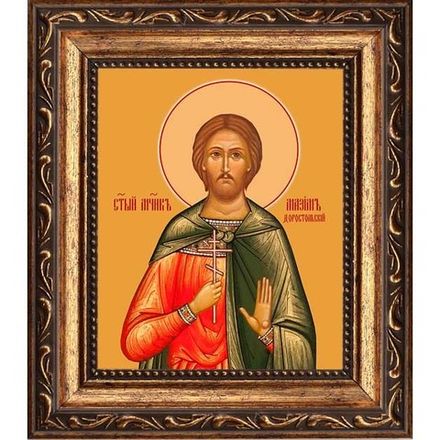 Максим Доростольский, Озовийский мученик. Икона на холсте.