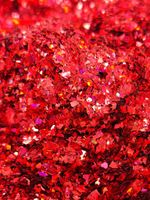 Хлопья - слюда 88810 Красный голографик - для литья изделий и творчества
