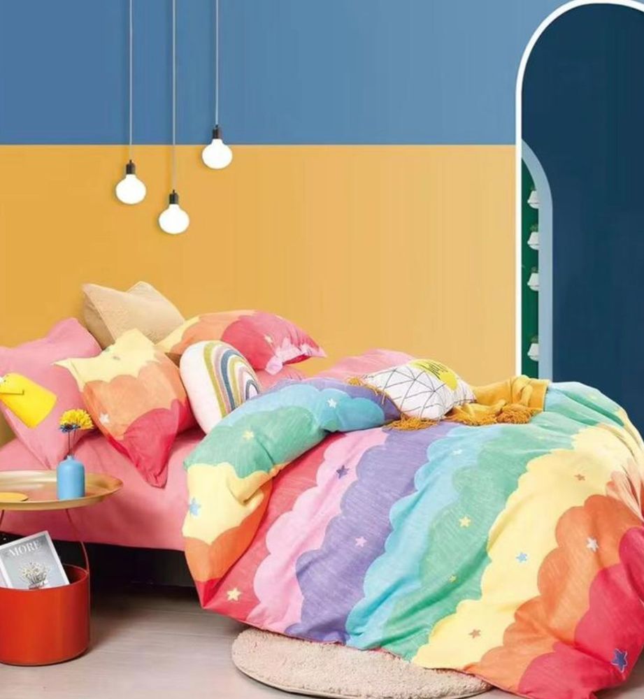 ZEPHYR HOME Двуспалка Фланель радуга
