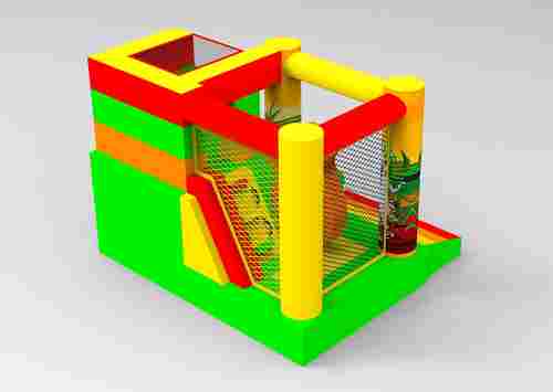 Коммерческий надувной батут "Чудо-сафари мини", 3,5*3*2,6 м