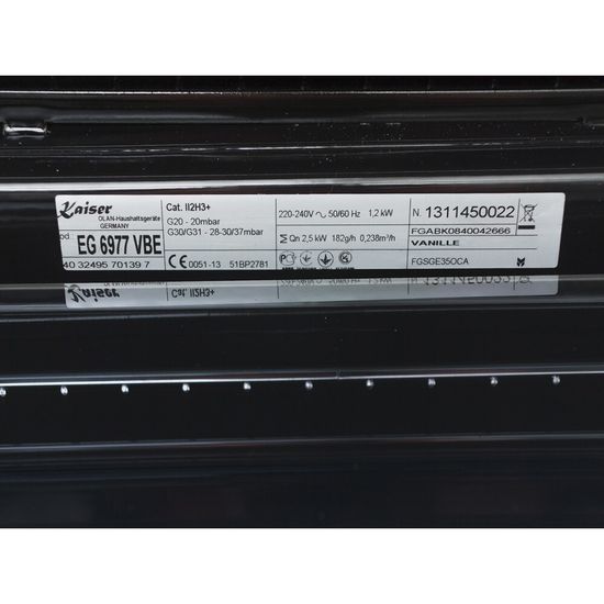 Газовый духовой шкаф Kaiser EG 6977 N VBE