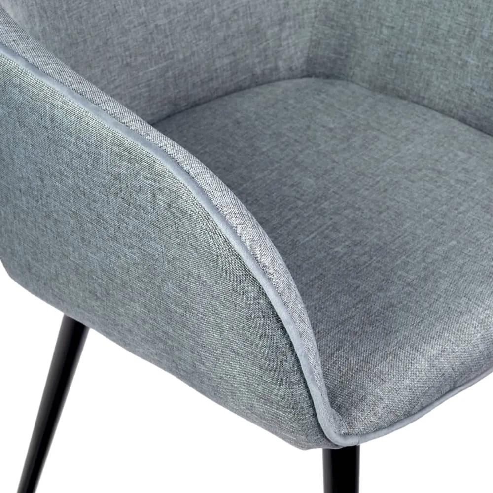 Стул Bradex Home Frida серо-синяя рогожка