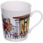 Кружка керамическая 420мл «Ночные города»