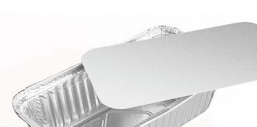 Крышка алюминиевая/картонная к форме алюминиевой 430 мл.