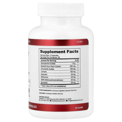 HealFast, Flex, добавка для поддержки суставов, 60 капсул