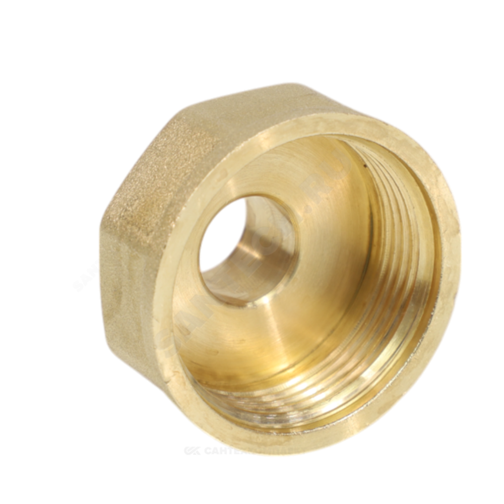 Переход латунь Ду 15х8 (1/2"х1/4") ВР/НР VALFEX VF.592.L.012.014