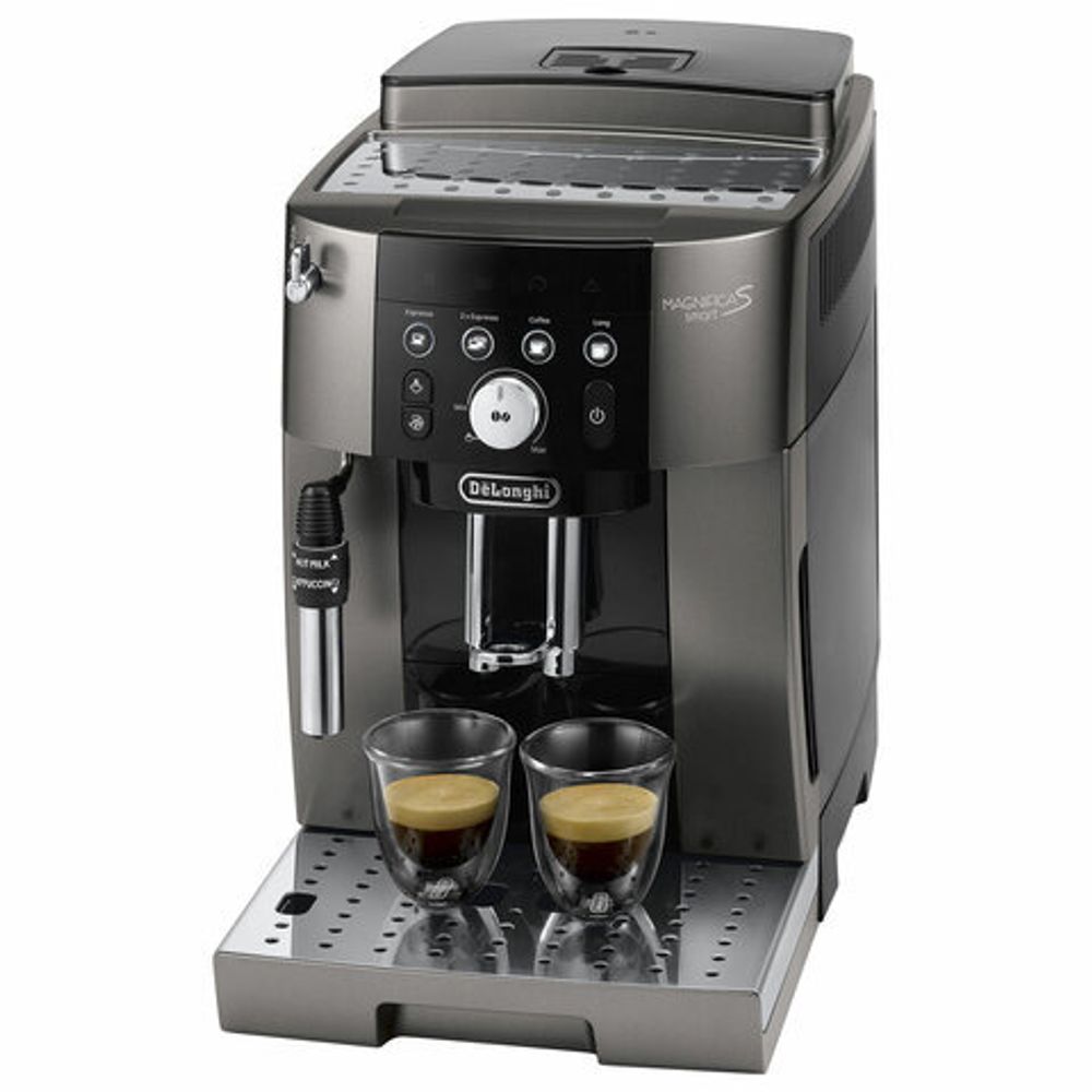 Кофемашина DELONGHI Magnifica S ECAM250.33.TB, 1450 Вт, объем 1,8 л, ручной капучинатор, бронзовая
