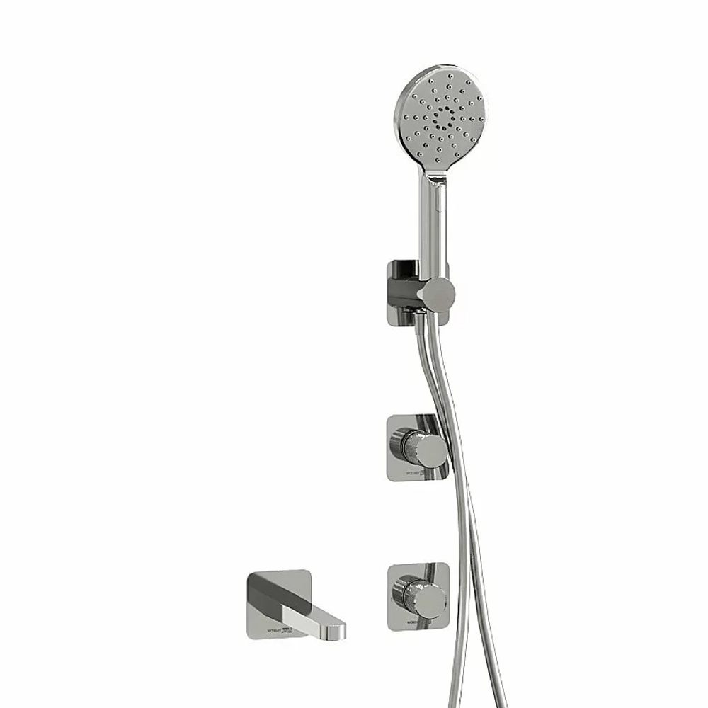 Смеситель для ванны WasserKRAFT Mosel SET2857 хром