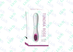 Подзаряжаемый минивибромассажер Tundra Rose, 12 см