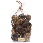 Композиция для декора «Сказочные шишки» 10*10*13 см (120 гр), шампань