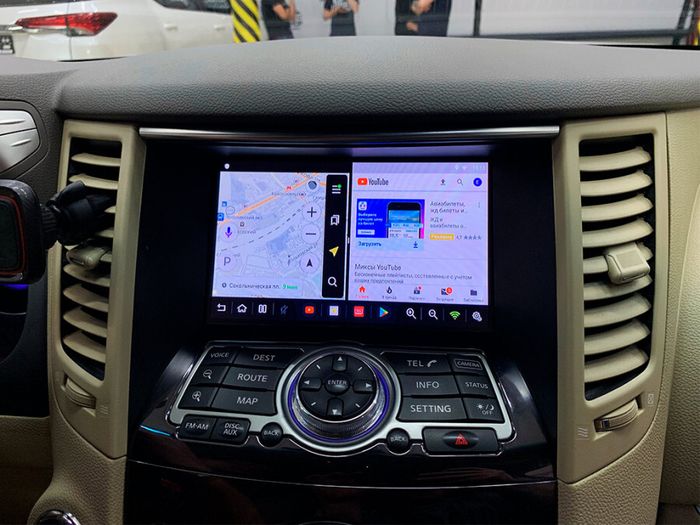 Мультимедиа блок с навигацией для Infiniti QX70, FX30d, FX37, FX50 2010-2016 - RDL-NIS-08IT на Android 12, Быстрая, Carplay, 4G SIM-слот