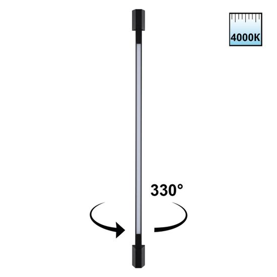 359890 STREET NT25 686 черный Светильник ландшафтный светодиодный IP54 LED 9W 4000К 220-240V VESPERA