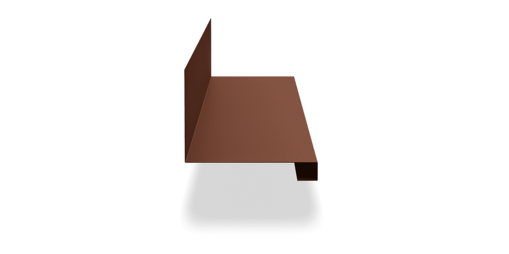 Планка примыкание нижнее к трубе фальц Satin Matt