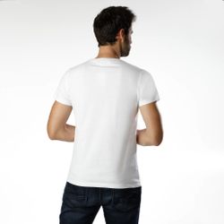 Мужское теннисное поло Quiet Please Dropshot College T-Shirt Men - White, Black